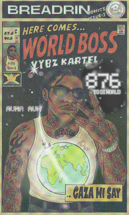 Vybz Kartel Comic T-shirt